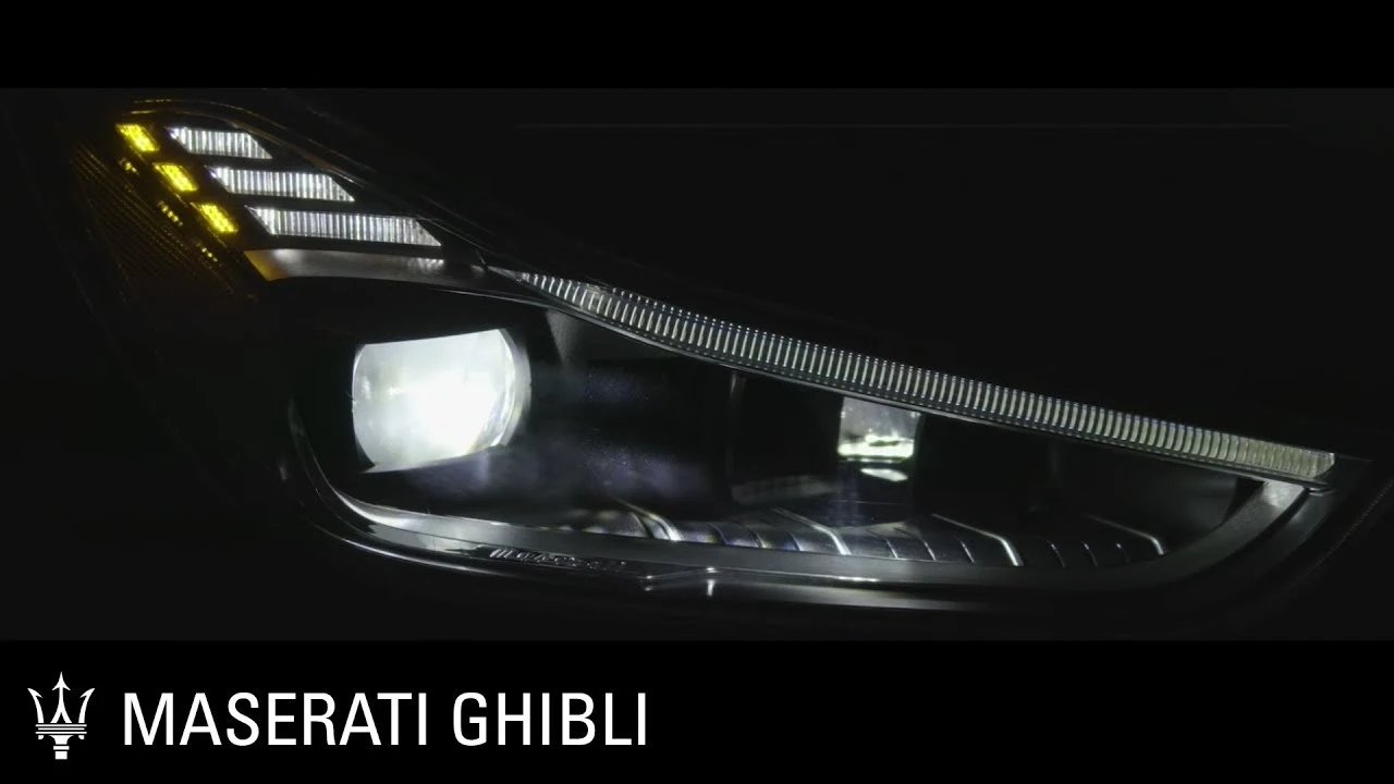 Maserati Ghibli. Full LED Adaptive Matrix Headlights